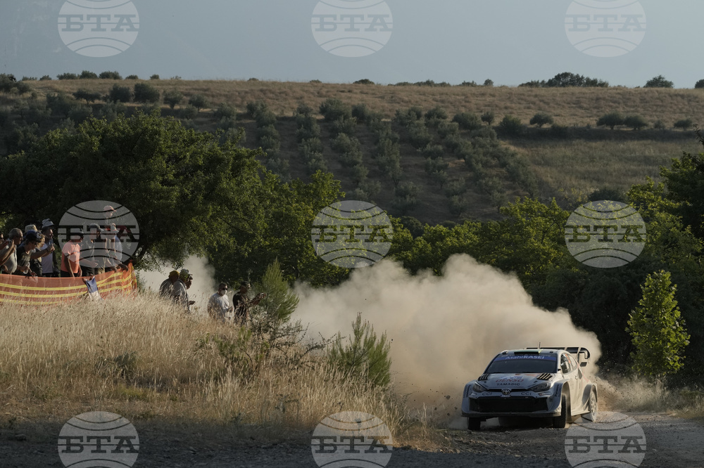 APTOPIX Greece WRC Acropolis Rally