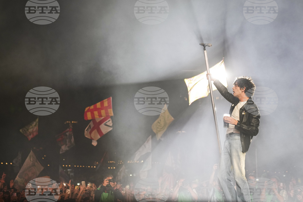 Britain Glastonbury Music Festival Day 3