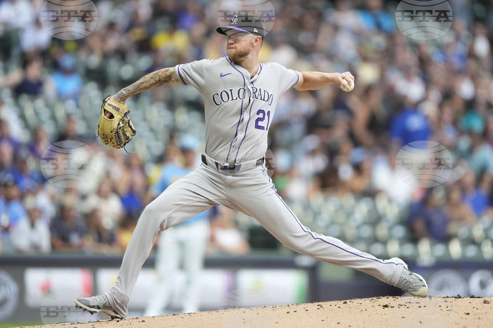 Rockies Brewers Baseball