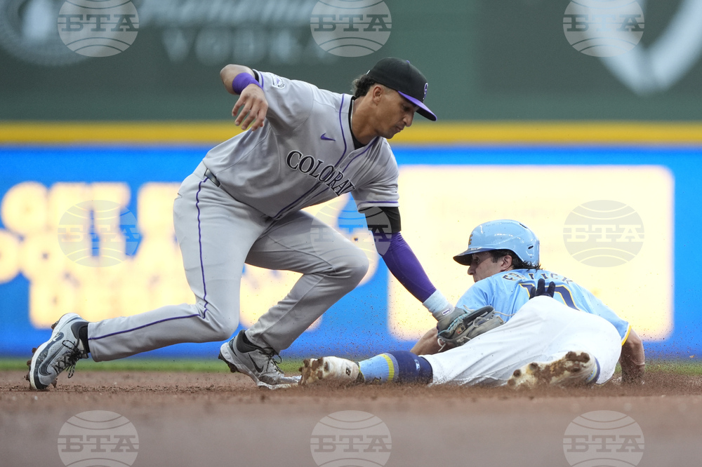 Rockies Brewers Baseball