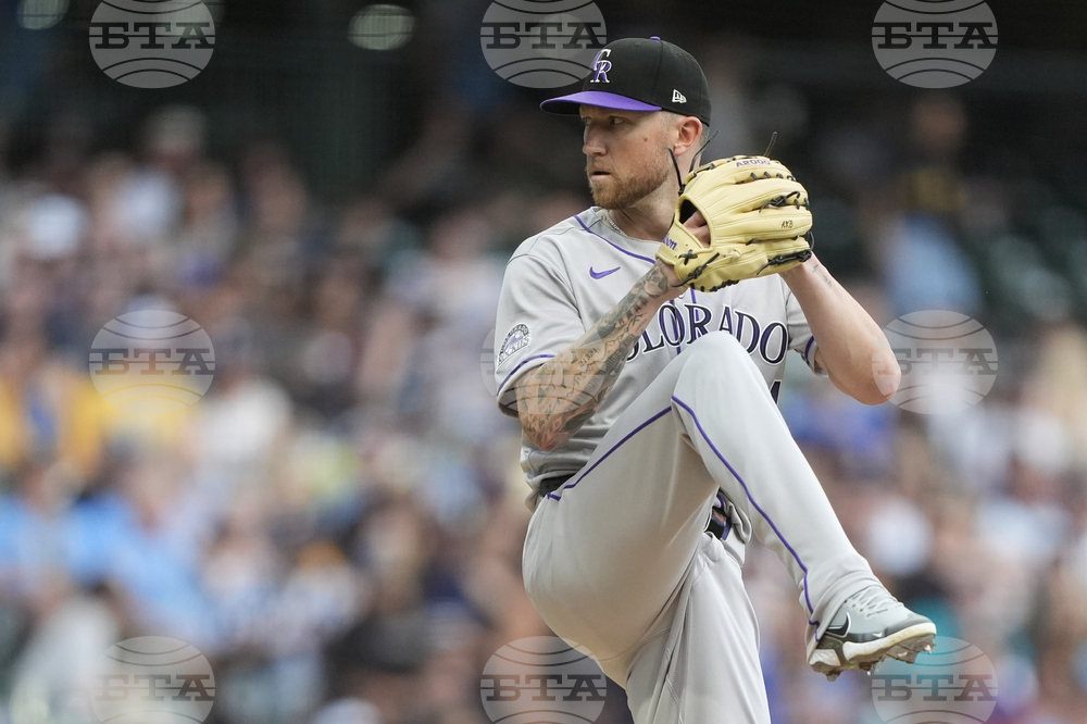 Rockies Brewers Baseball