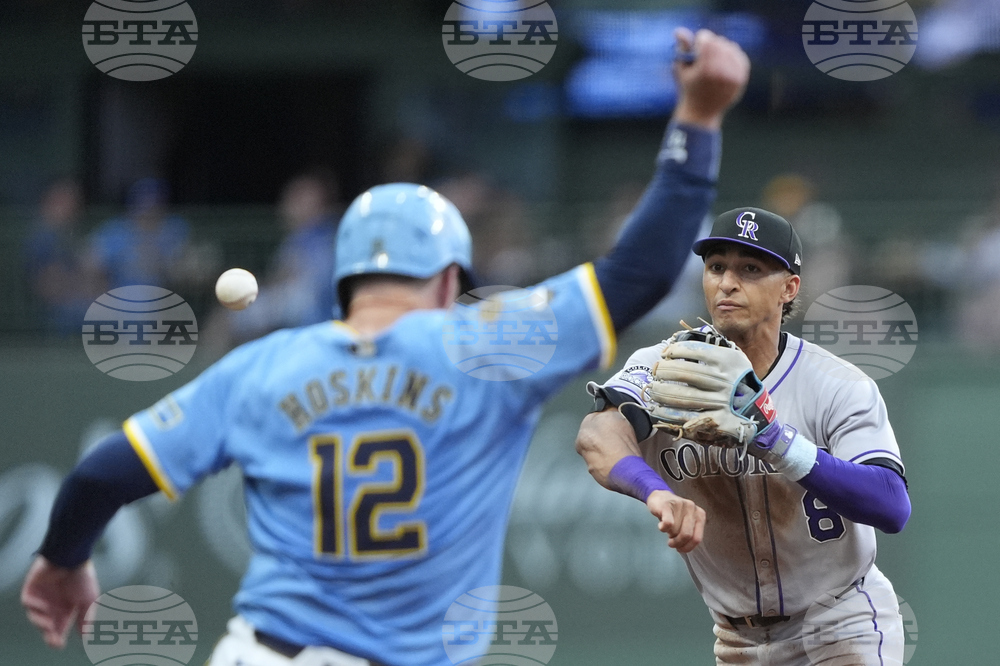 Rockies Brewers Baseball