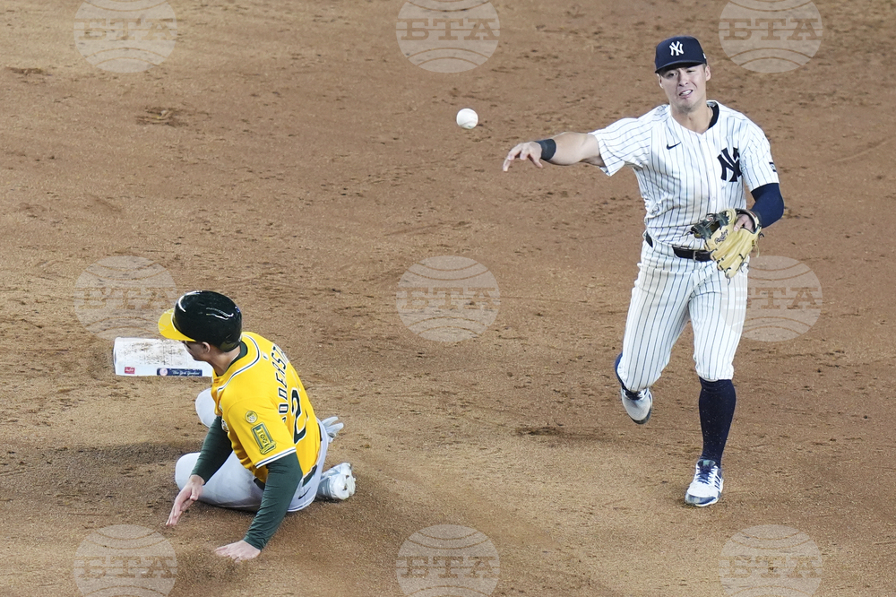 Athletics Yankees Baseball