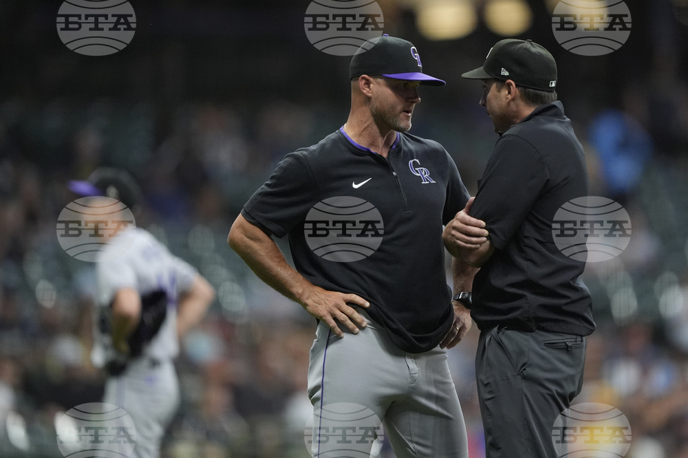 Rockies Brewers Baseball