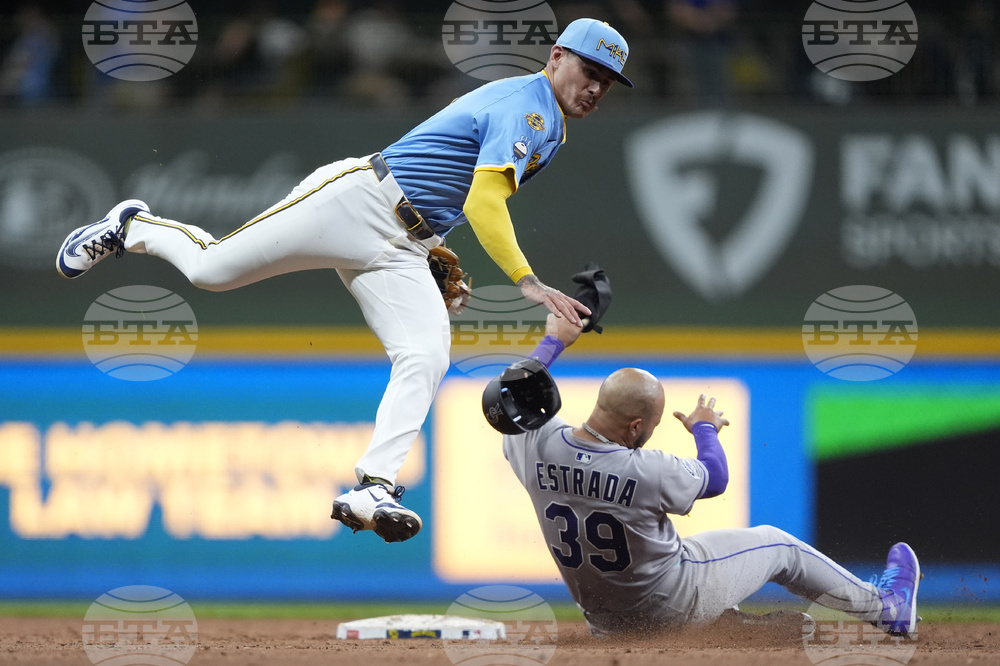 Rockies Brewers Baseball