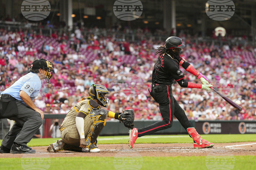 Padres Reds Baseball