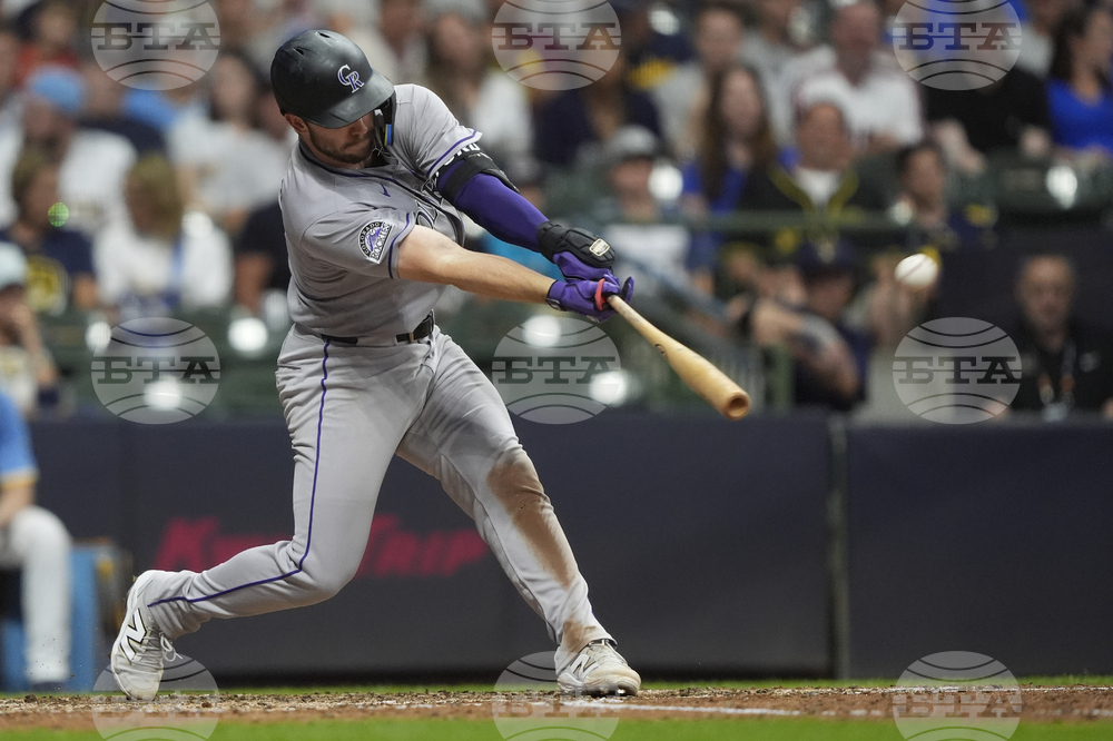 Rockies Brewers Baseball