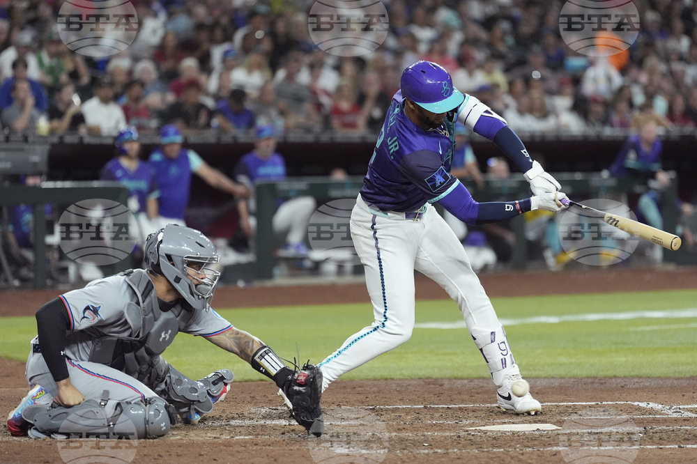 Marlins Diamondbacks Baseball