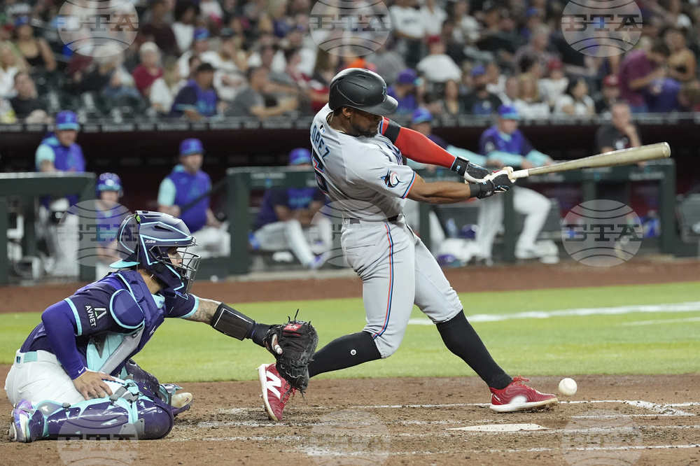 Marlins Diamondbacks Baseball