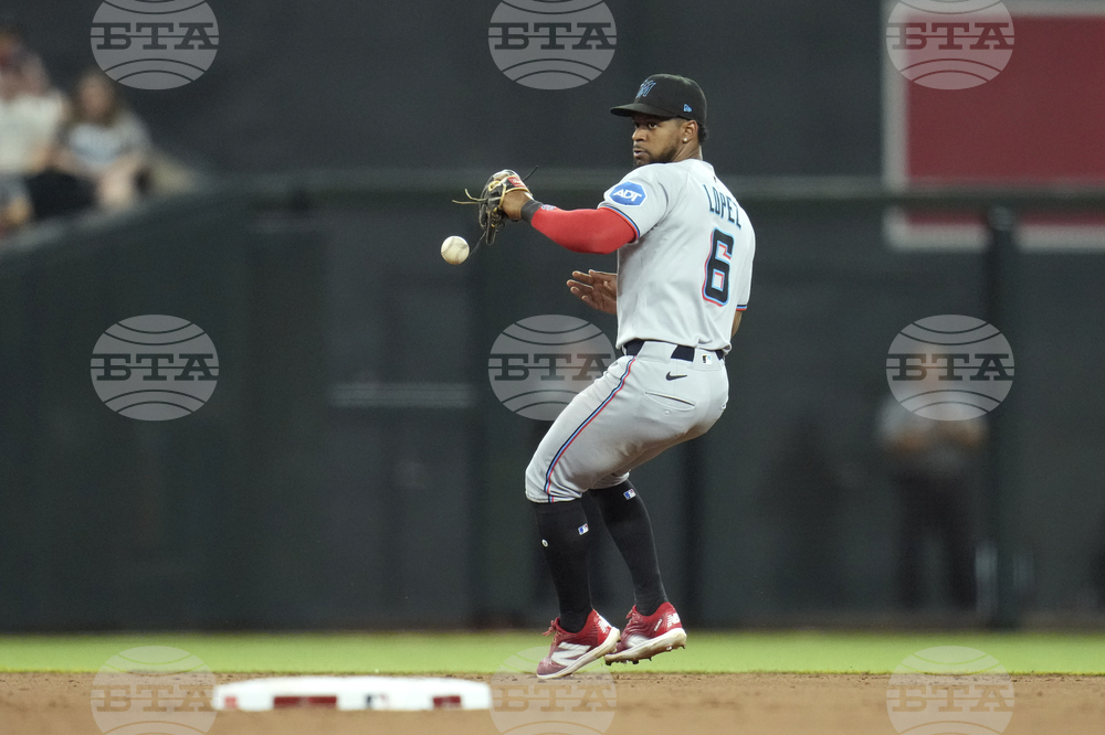 Marlins Diamondbacks Baseball