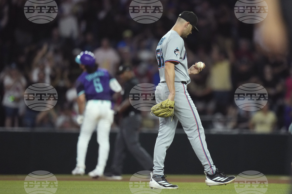 Marlins Diamondbacks Baseball