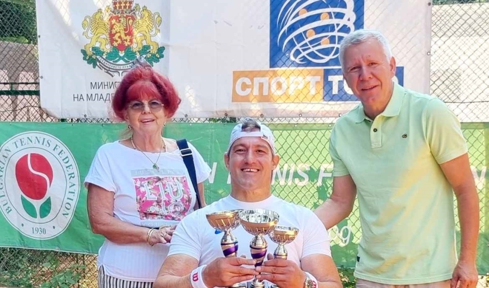 Велислав Велчев защити титлата си на сингъл на Държавното първенство по тенис за хора в неравностойно положение