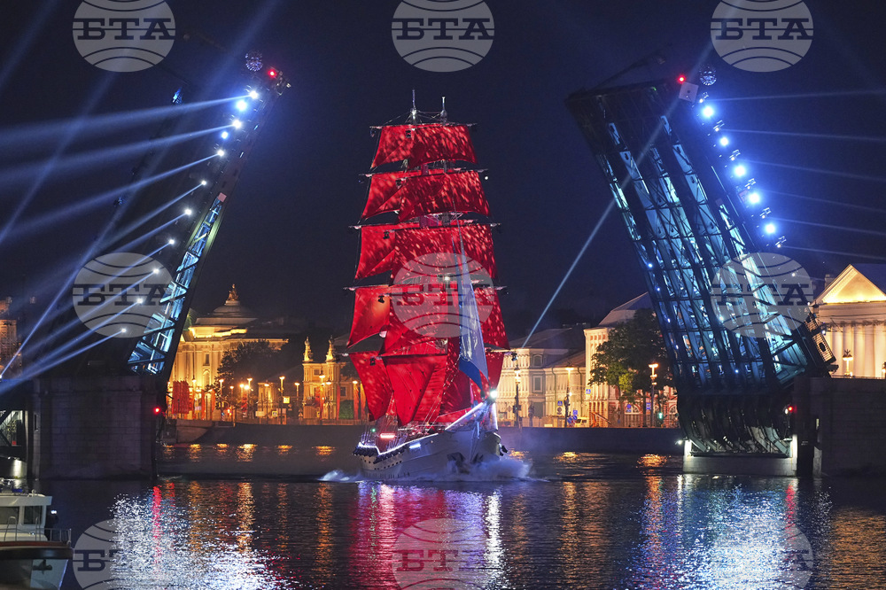 APTOPIX Russia Scarlet Sails