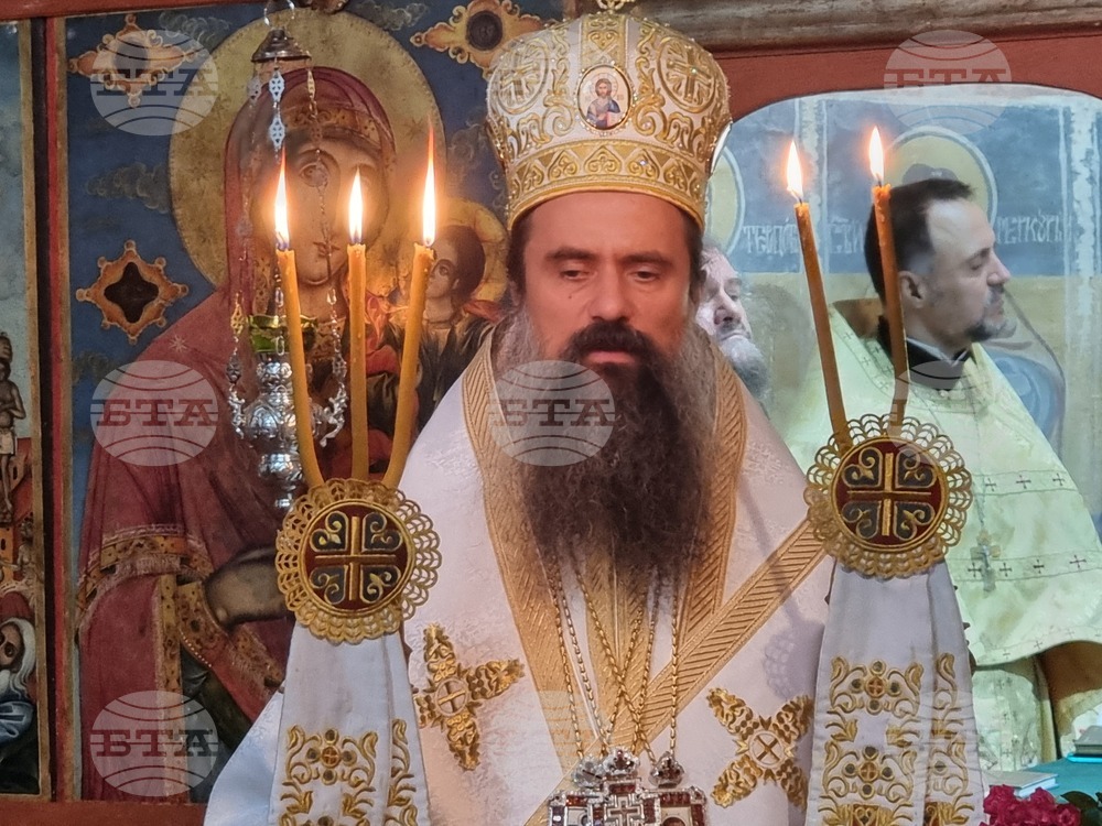 Брезник - патриарх Даниил - света литургия
