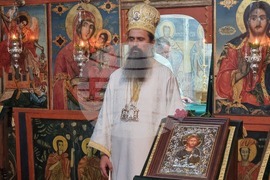 Брезник - патриарх Даниил - света литургия