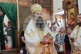 Брезник - патриарх Даниил - света литургия