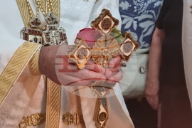 Брезник - патриарх Даниил - света литургия
