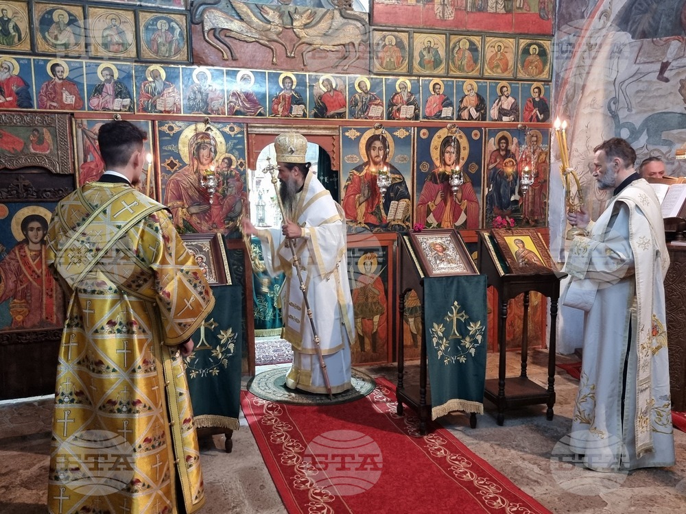 Брезник - патриарх Даниил - света литургия