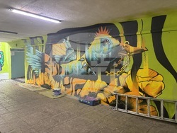 Подлезът при Южния парк се превръща в градска галерия с творби от над 40 артисти. Снимка: Sofia Graffiti Tour