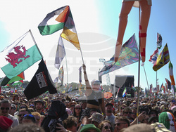 Britain Glastonbury Music Festival Day 4