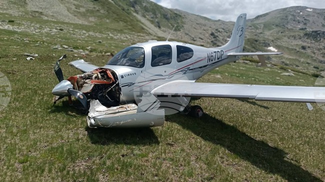 US-Registered Two-Seater Plane Has Emergency Landing near Sandanski, One Passenger Hospitalized with Ankle Injury