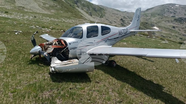 49-годишен мъж е пострадал при инцидента със самолет край Сандански, той остава за лечение в болница „Света Анна“ в София