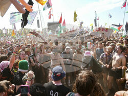 Britain Glastonbury Music Festival Day 4