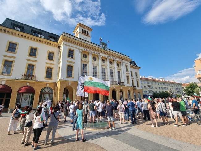 В Сливен се състоя пореден протест срещу въвеждане на еврото