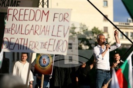 Протест за запазване на лева