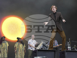 Britain Glastonbury Music Festival Day 4