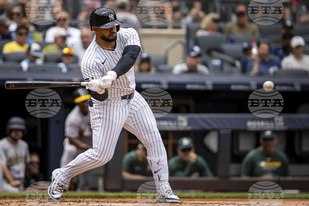 Athletics Yankees Baseball