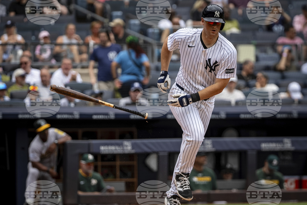 Athletics Yankees Baseball