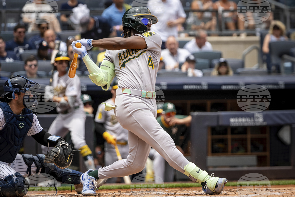 Athletics Yankees Baseball