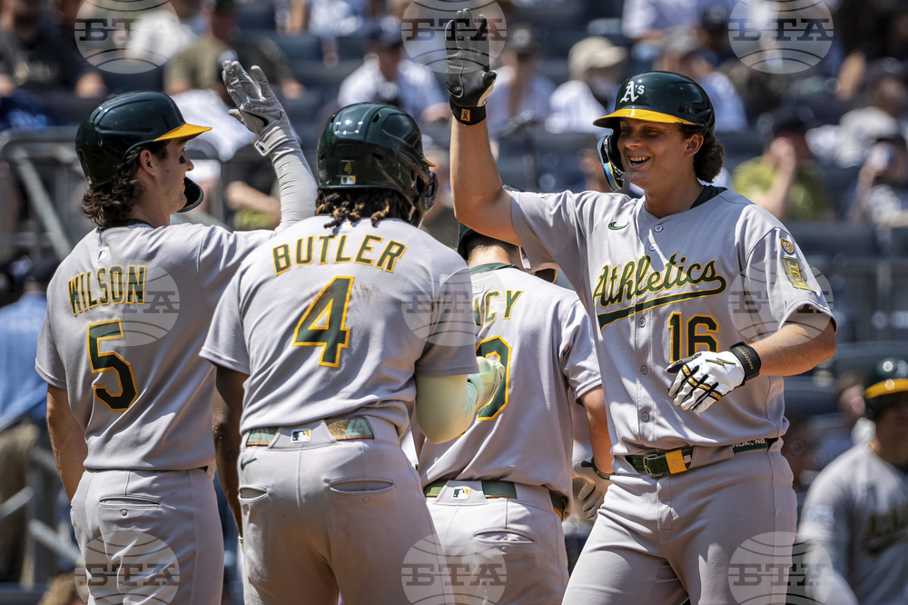 Athletics Yankees Baseball