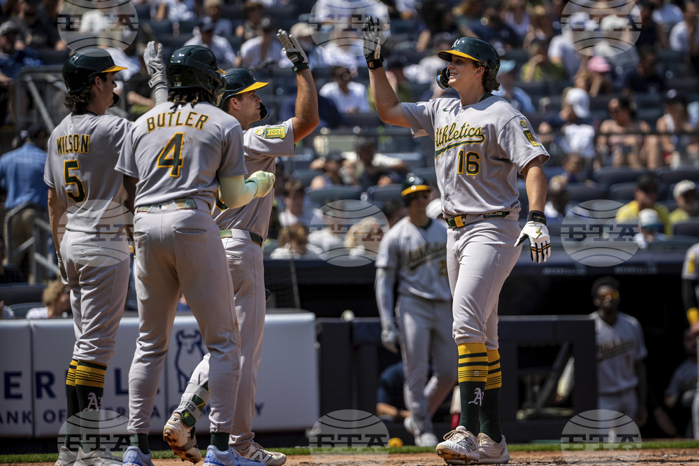 Athletics Yankees Baseball