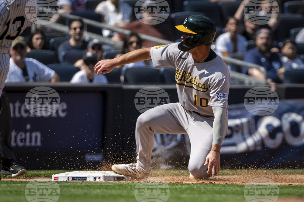 Athletics Yankees Baseball