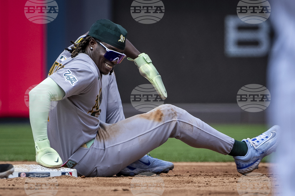 Athletics Yankees Baseball