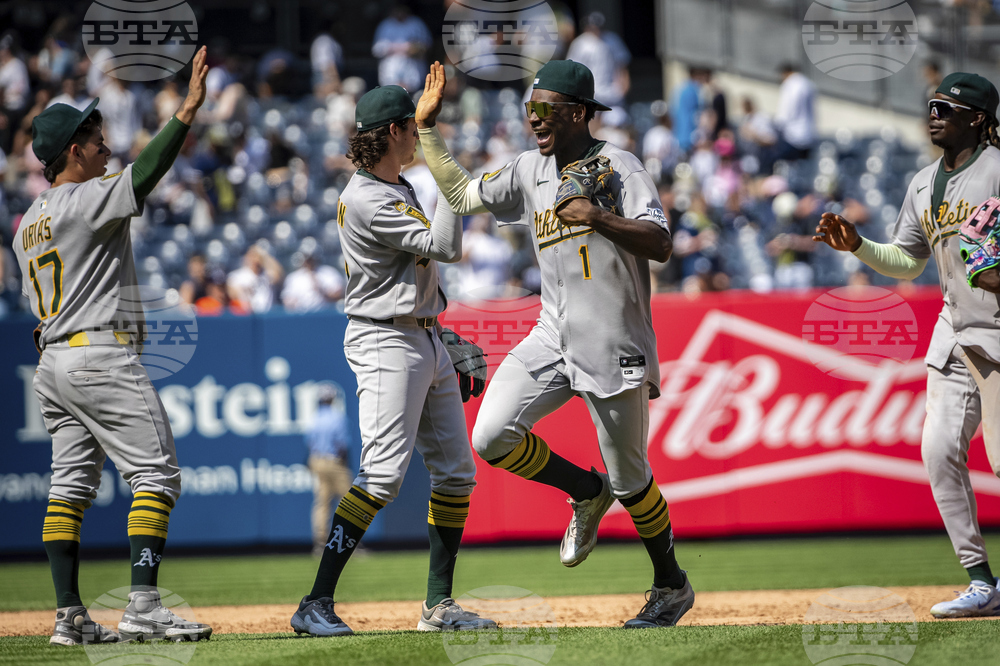 Athletics Yankees Baseball