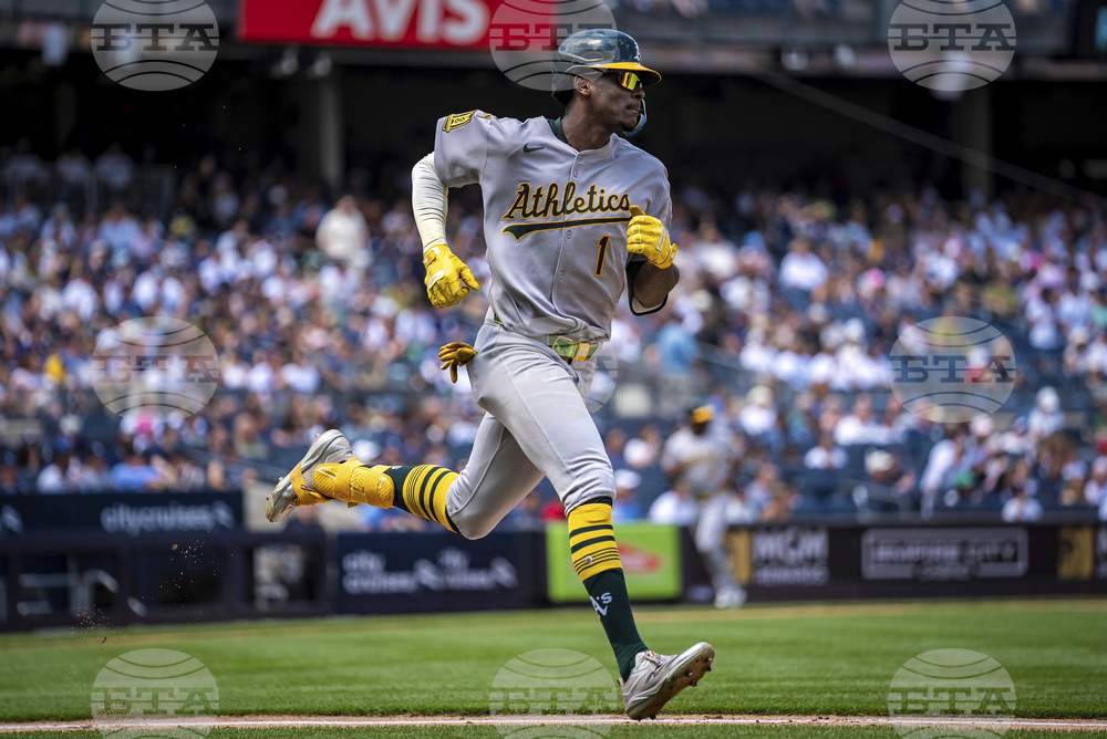 Athletics Yankees Baseball