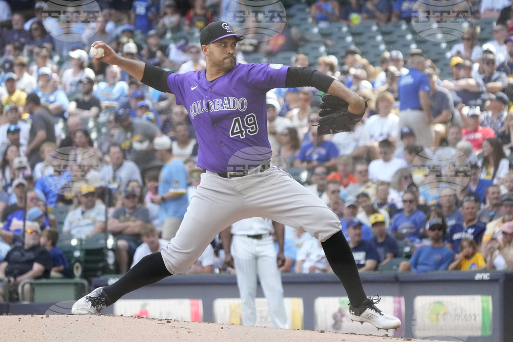 Rockies Brewers Baseball