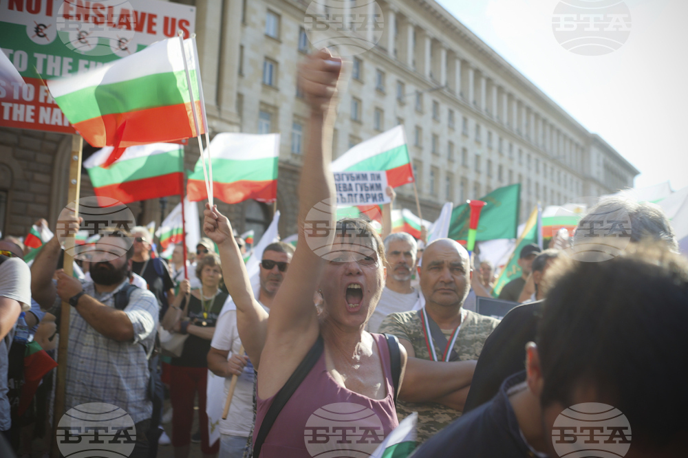 Bulgaria Euro Protest