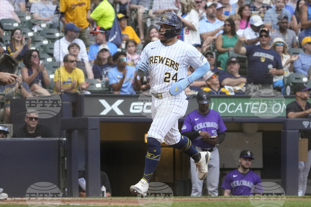 Rockies Brewers Baseball