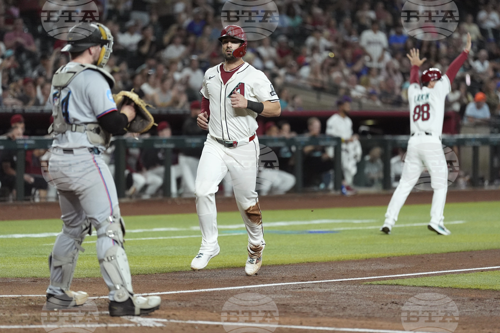 Marlins Diamondbacks Baseball