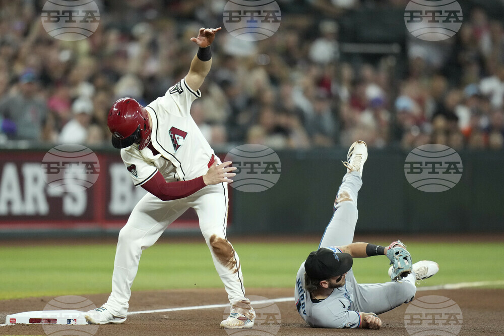 Marlins Diamondbacks Baseball
