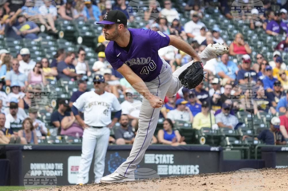 Rockies Brewers Baseball