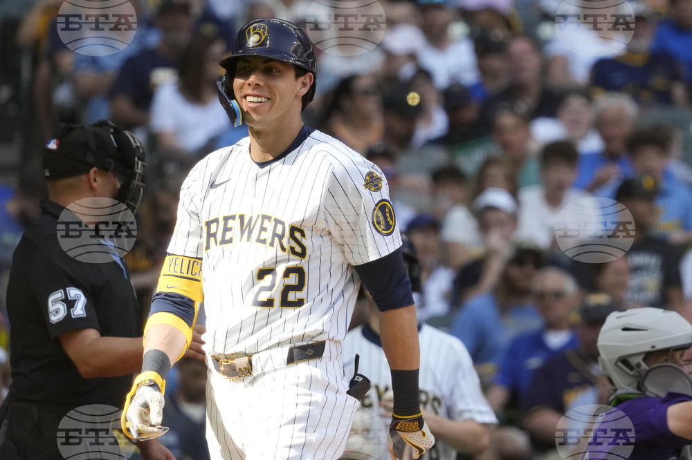 Rockies Brewers Baseball