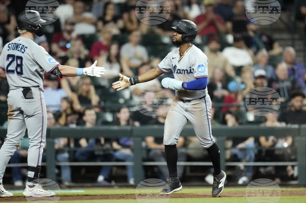 Marlins Diamondbacks Baseball