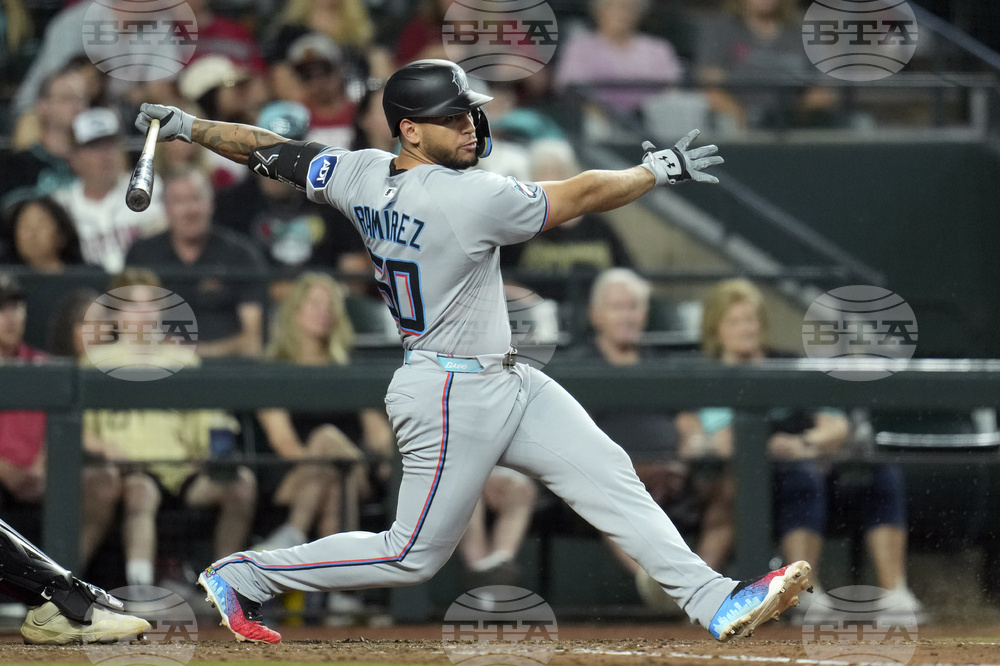 Marlins Diamondbacks Baseball