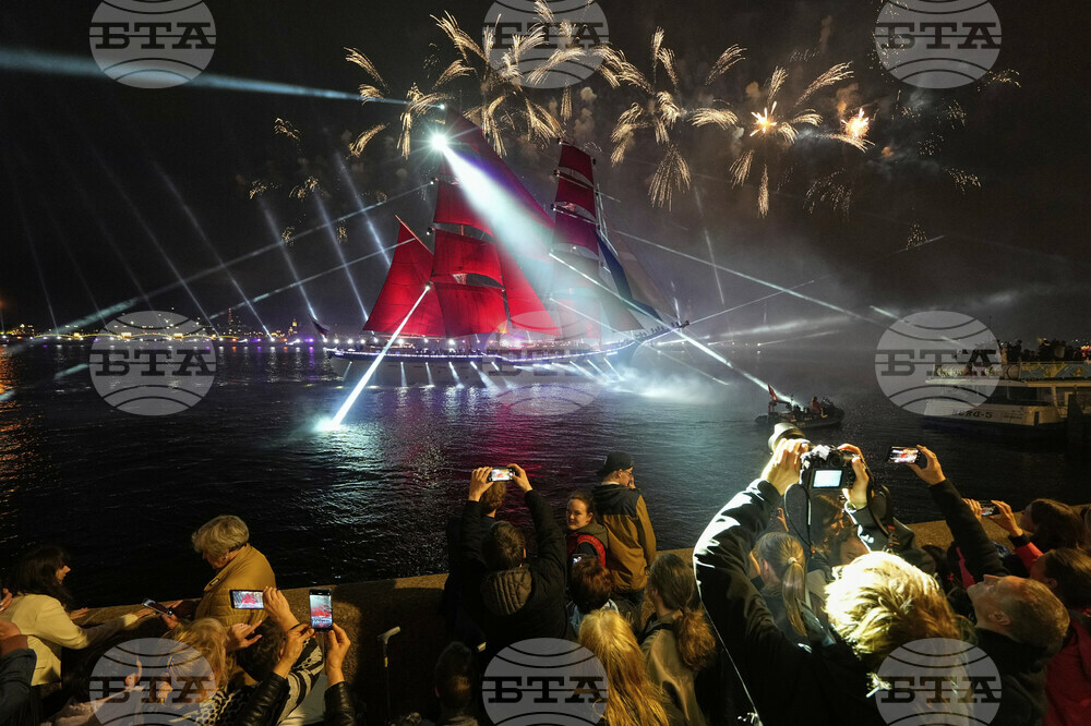 APTOPIX Russia Scarlet Sails