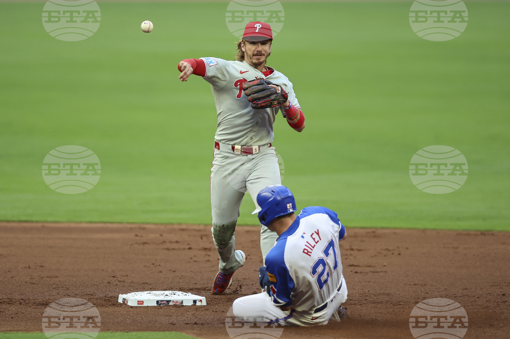 Phillies Braves Baseball